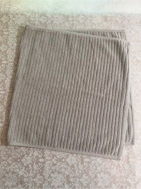 Eileen Fisher Home ~Cotton Linen Ribbed Bath Tub Mat